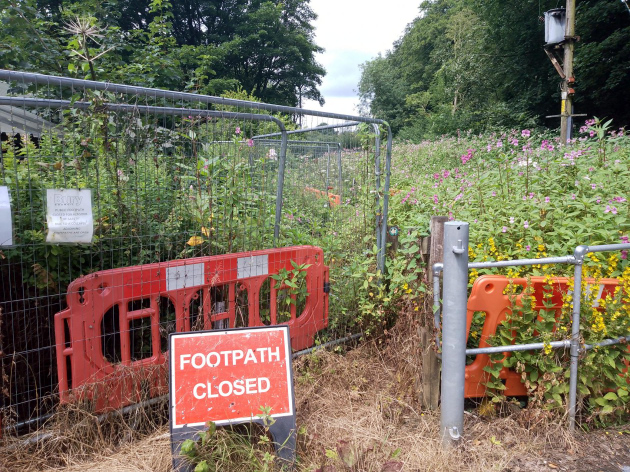 Tottington Footpath 19 Closed in 2020
