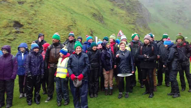 Walkers in Winnats Pass